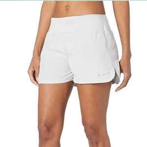 Nike Women's White Athletic Running Shorts